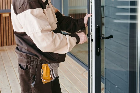 Cleaning And Polishing Glass Door Installation in Palm Harbor, FL